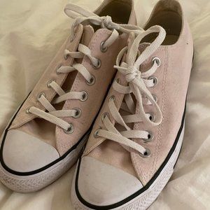 Hardly worn, Pink Converse, Womans 8